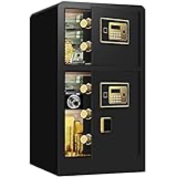 5.1 Cu.ft Safe Box Fireproof Waterproof,Digital Large Security Box for Home Office with Separate Lock Box,Hidden Compartment,Led Light(31.50"*17.32"*16.14"Double Door)